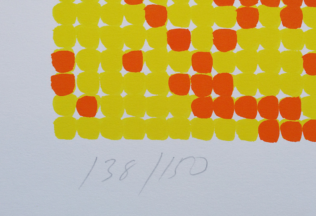 David Roth - Abstracte voorstelling, zeefdruk kopen? Bied vanaf 215!