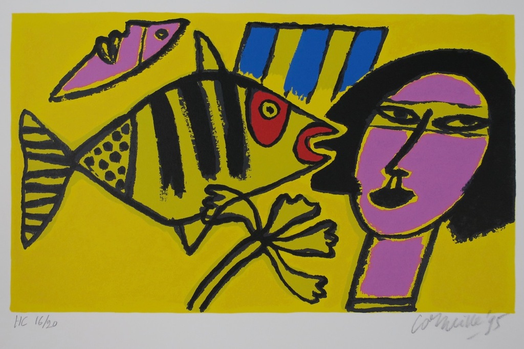 Corneille: Zeefdruk, Une journee d'ete verkocht voor € 95!