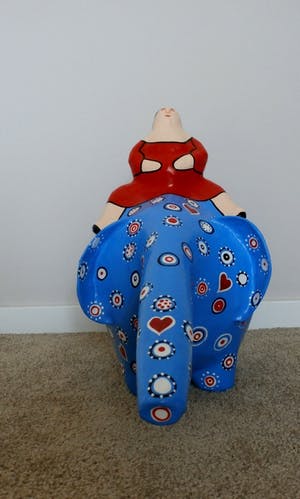 Ada Breedveld - Ada Breedveld - beeld: Blauwe olifant harten - 2008 kopen? Bied vanaf 95!