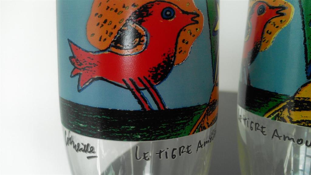 Corneille :Le Tigre Amoureux 1993 glazen 5x kopen? Bied vanaf 11!