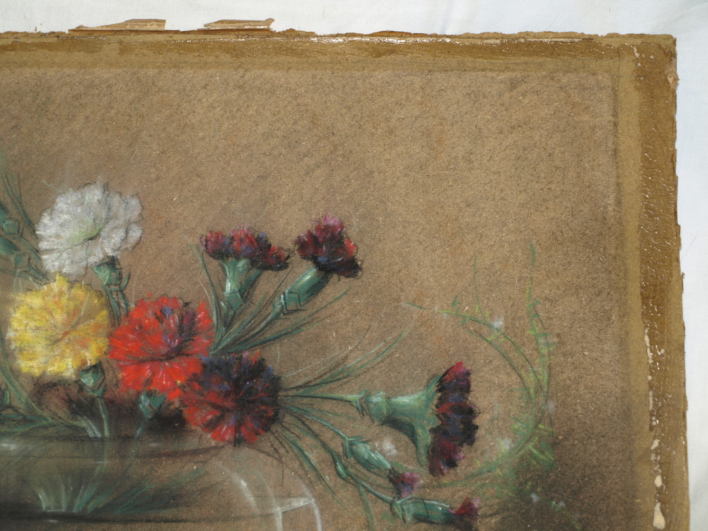 Jan Bleijs : Pastel , Vaas bloemen – gesigneerd – ca 1925 kopen? Bied vanaf 1!