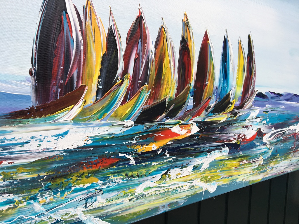 Gena - Fantasie Sailing  - Gesigneerd kopen? Bied vanaf 250!