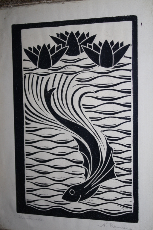 adrianus remiens  ART DECO VIS / WATERLELIES kopen? Bied vanaf 25!