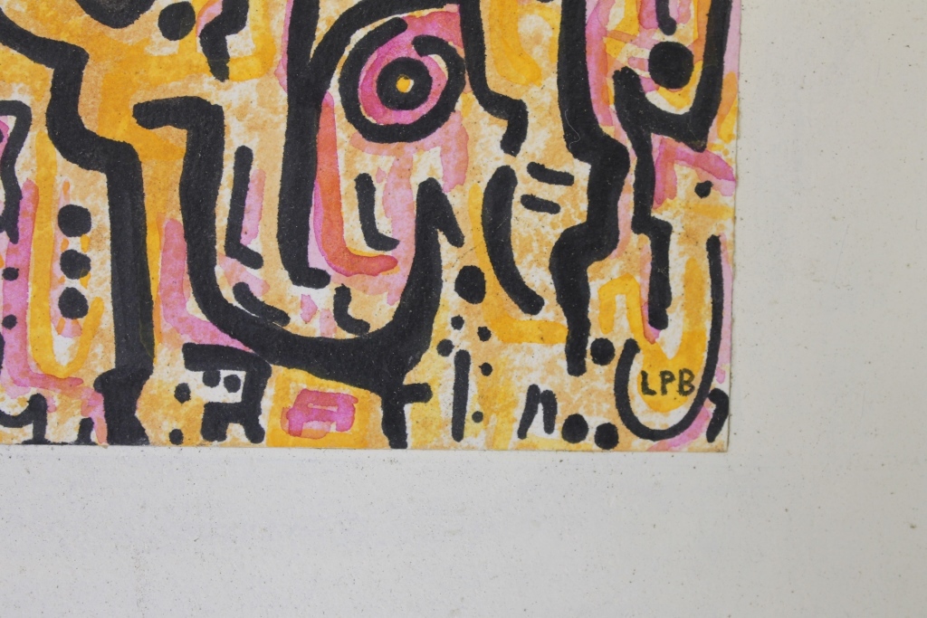 L.P. Boone: Gouache, zonder titel kopen? Bied vanaf 30!