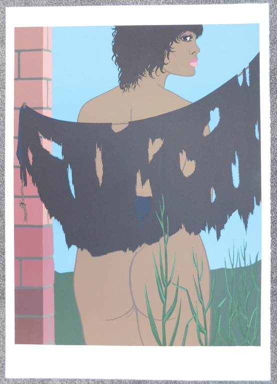 Felix Labisse - Kleurenlitho - La Dame Nue Couvre kopen? Bied vanaf 45!