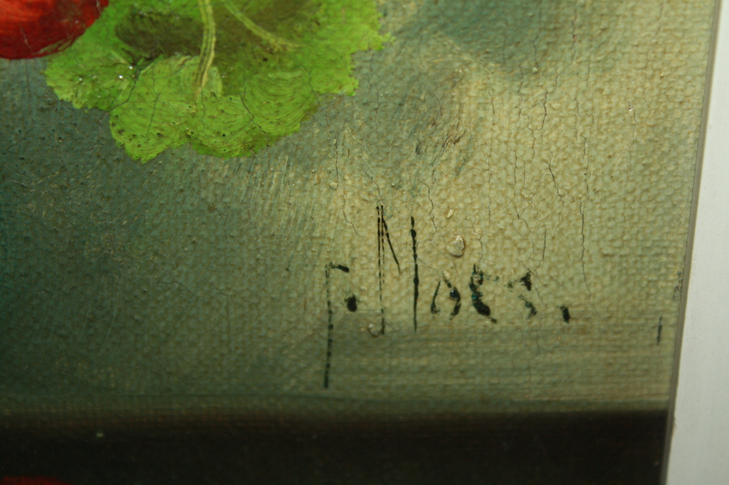 BLOEMSTILLEVEN in GEMBERPOT VAN TILLY MOES olieverf kopen? Bied vanaf 45!