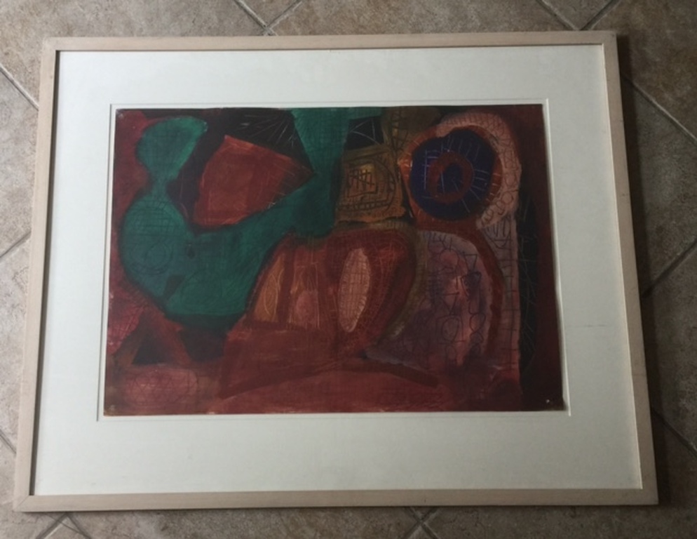 Laatste kans! Ernst Vijlbrief - gouache - hand gesigneerd - 1959 kopen? Bied vanaf 99!