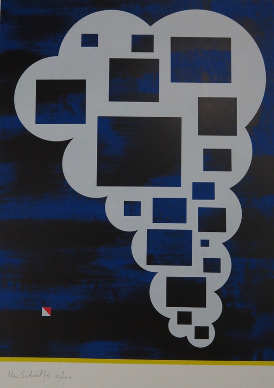 Han Schuil: Zeefdruk, Zonder titel  kopen? Bied vanaf 35!