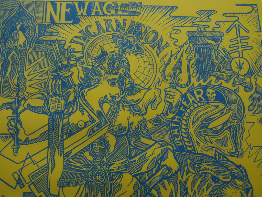 Henk Schiffmacher :  Zeefdruk – The End – Gesigneerd – 1992 kopen? Bied vanaf 50!