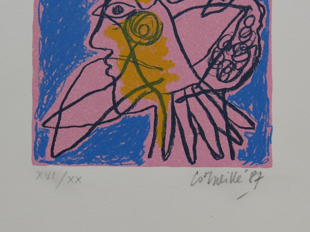 Corneille: Zeefdruk, Zonder titel kopen? Bied vanaf 70!