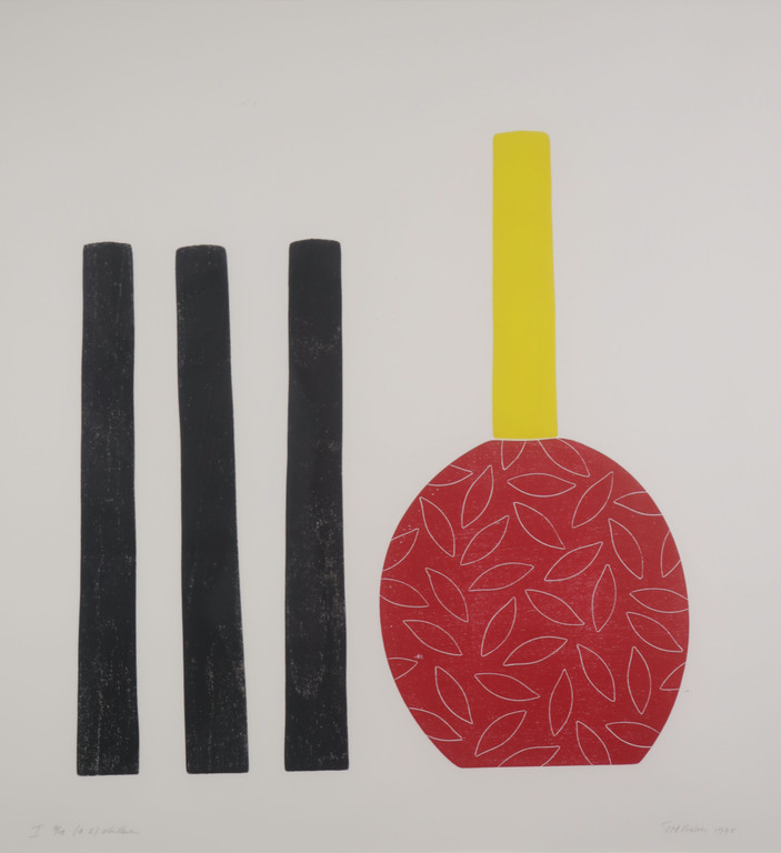 Tiddo Nieboer: Houtsnede, Stilleven - Ingelijst kopen? Bied vanaf 80!