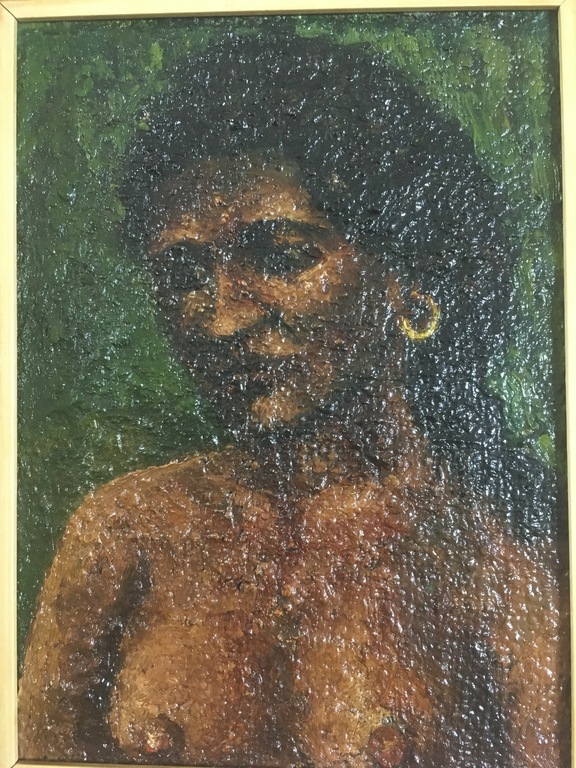 Onbekende Kunstenaar - portret olieverf op doek (& landschap op paneel) kopen? Bied vanaf 1!