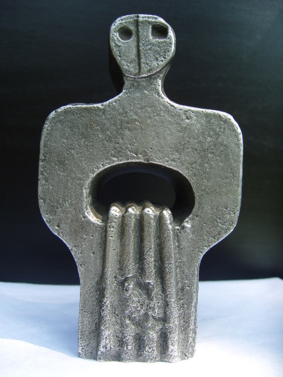 Willy Ceysens, zeer fraai aluminium beeldje. kopen? Bied vanaf 40!