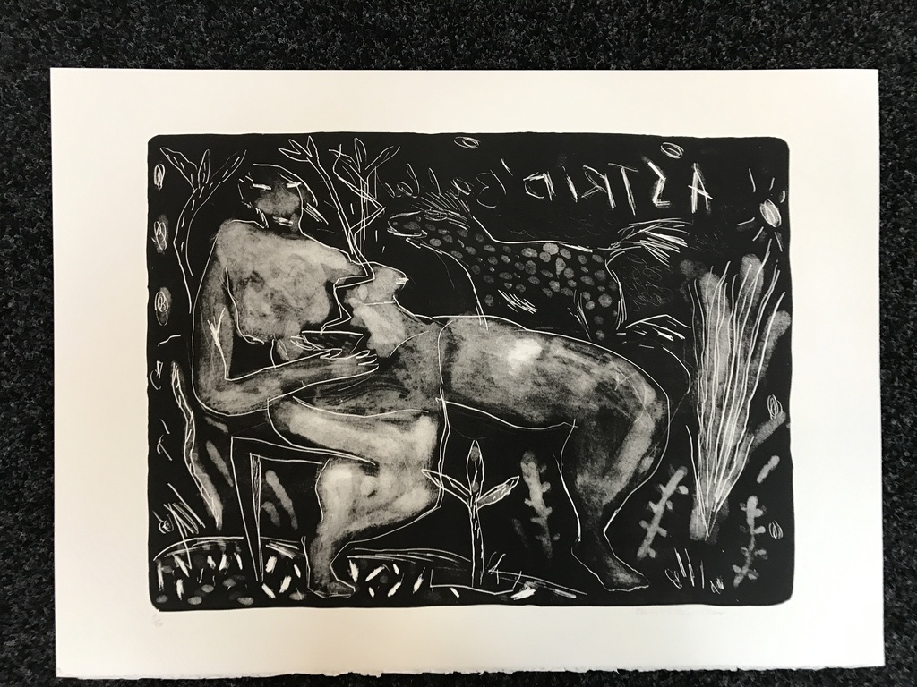 Dominique Chan Originele LITHO Gesigneerd. kopen? Bied vanaf 1!