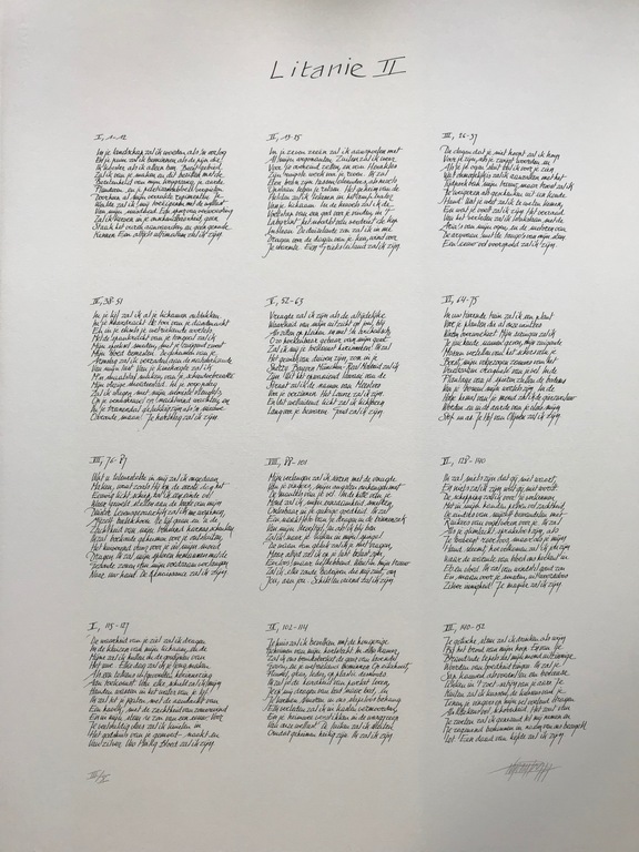 Pol Mara - Kunstmap - 'Litanie II' - Zeldzaam werk kopen? Bied vanaf 265!