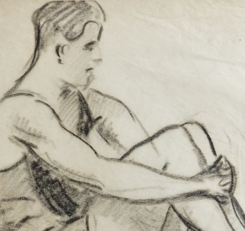 Dirk Smorenberg (1883-1960) - Badgast aan de Loosdrechtse Plassen - 1927 kopen? Bied vanaf 65!