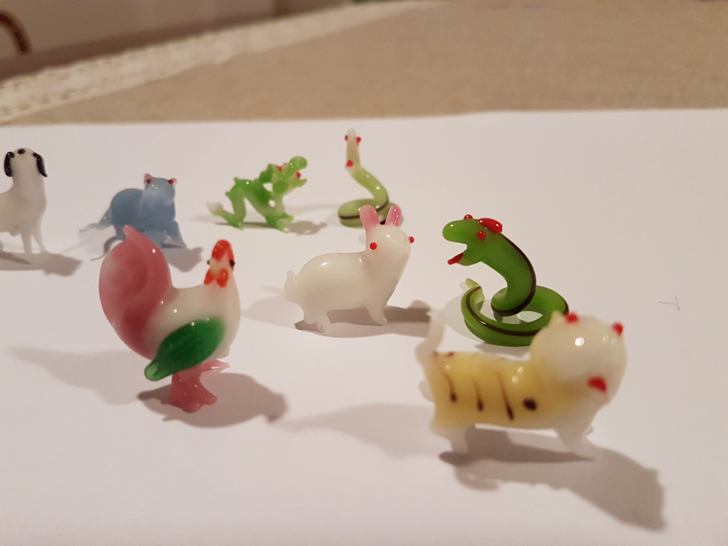 Murano glas 10 dieren miniature anni 55/60 kopen? Bied vanaf 2!