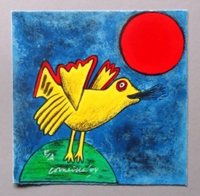 Corneille: vogel en zon verkocht voor € 81!