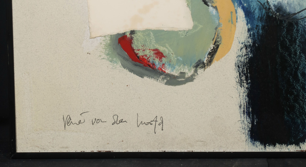 Rene van der Hoofd: Olieverf op board, Z.T. - Ingelijst kopen? Bied vanaf 40!