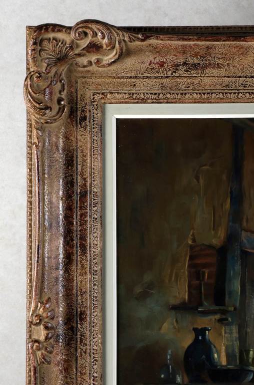 Karel de Bauw, Interieur met doorkijk op boerderij kopen? Bied vanaf 1000!