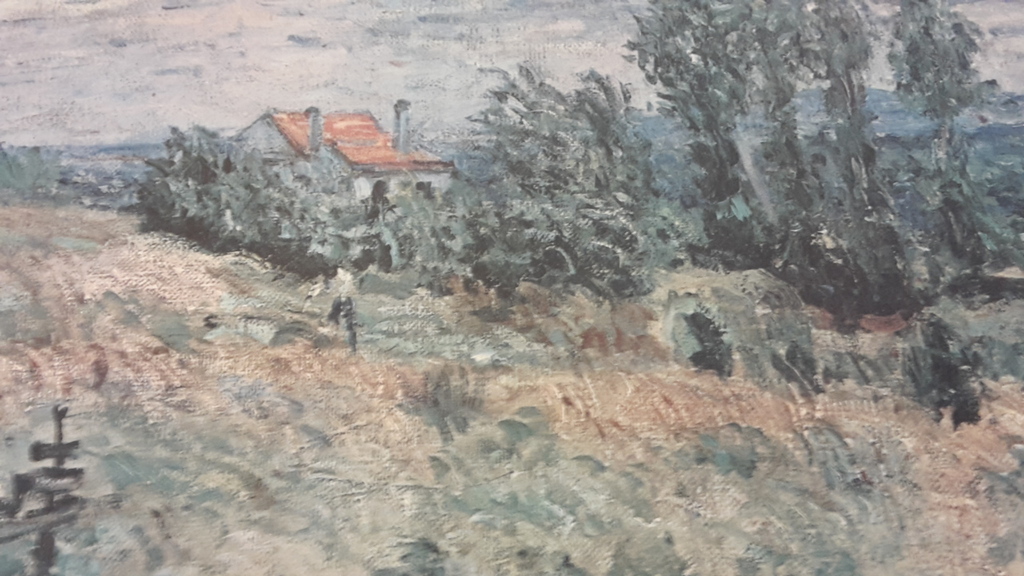 alfred sisley,zeer realistische kunstdruk,the brickfields. kopen? Bied vanaf 1!
