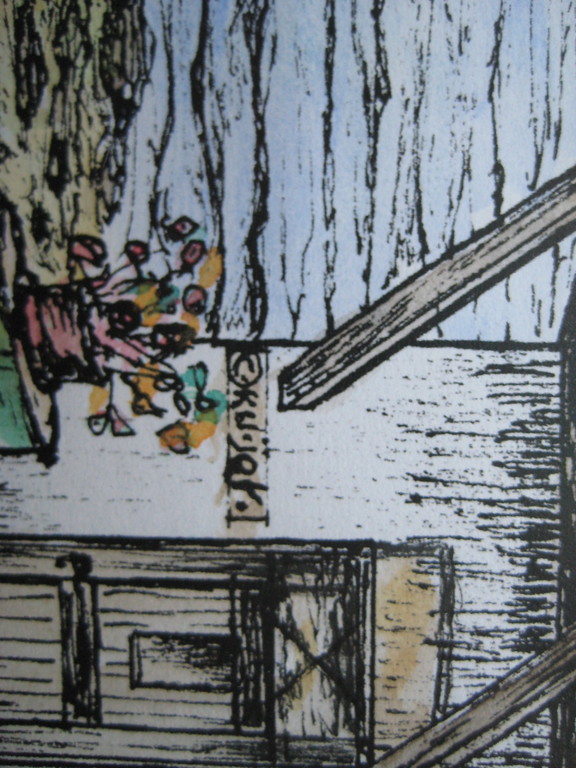 Kuijer , pentekening , landschap kopen? Bied vanaf 1!