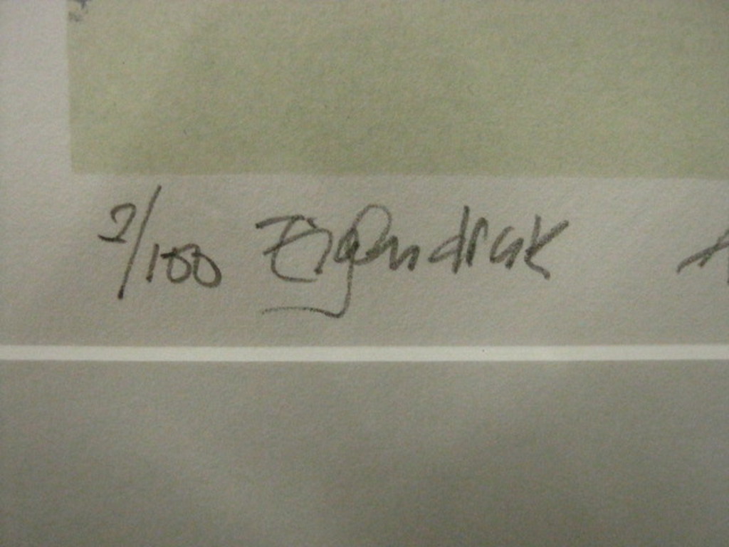 Uniek! nr2 van 150 eigen druk Fon Klement "au pres de mes roses" handgesigneerd kopen? Bied vanaf 1!