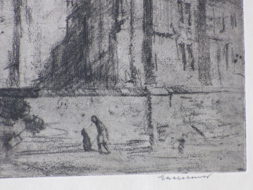 Anton Erkelens, Wandelaar onder Kerk, Ets kopen? Bied vanaf 35!