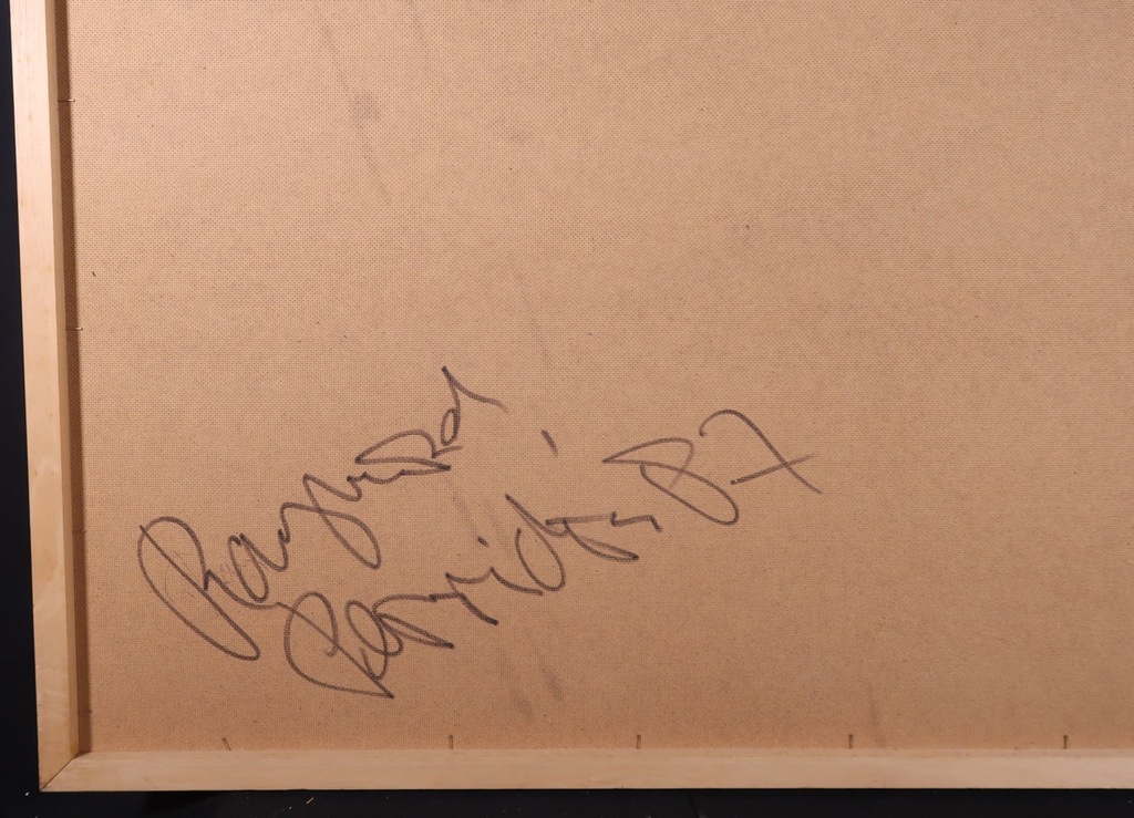 Raymond Perridon: Acryl op papier, Z.T. - Ingelijst (Zeer groot!) kopen? Bied vanaf 100!
