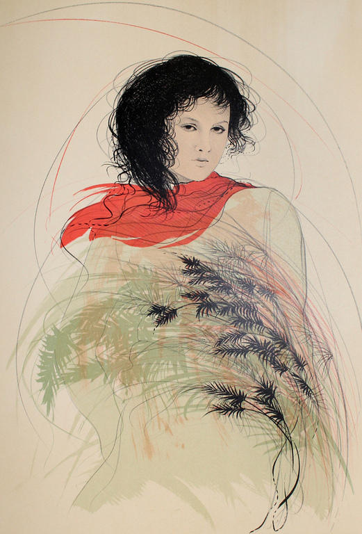 Riccardo Benvenuti -Aurora- Mooie Lithografie 2017. Handgesigneerd/genummerd. verkocht voor € 35!