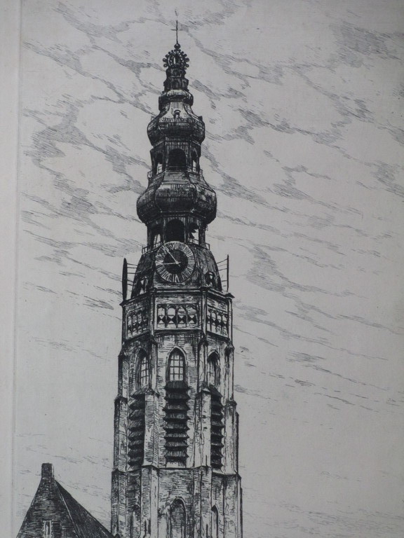 Eugene Lücker, Abdijtoren Middelburg, Ets kopen? Bied vanaf 1!