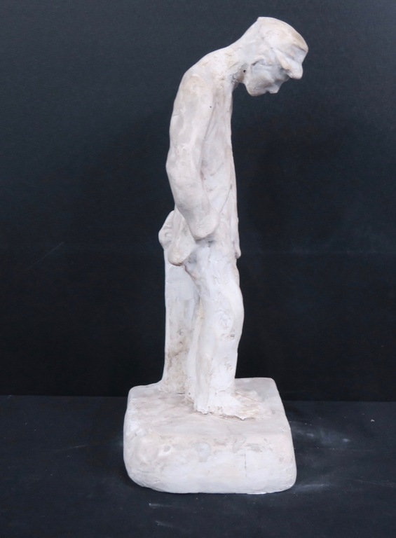 Hildo Krop: Gipsen sculptuur, Out of work kopen? Bied vanaf 200!