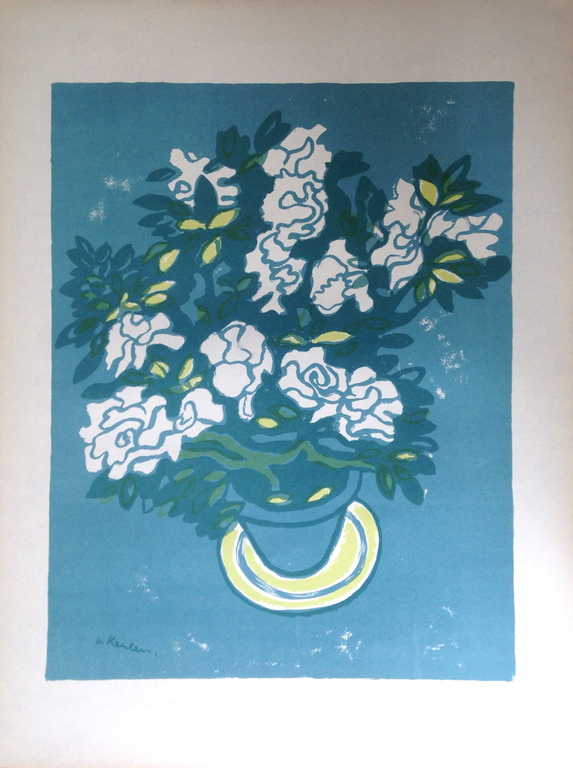 Jan van Keulen. Lithografie. Azalea. kopen? Bied vanaf 1!