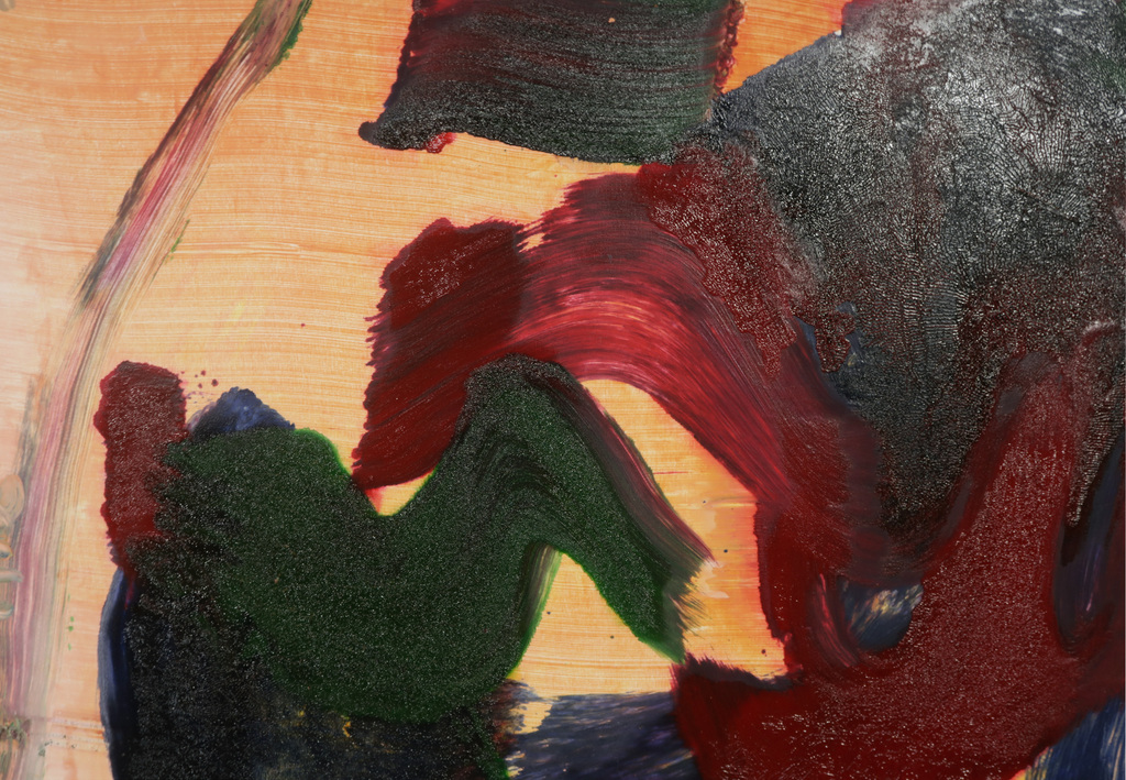 Matt Lamb: Olieverf en gemengde techniek op doek, Zonder titel kopen? Bied vanaf 300!