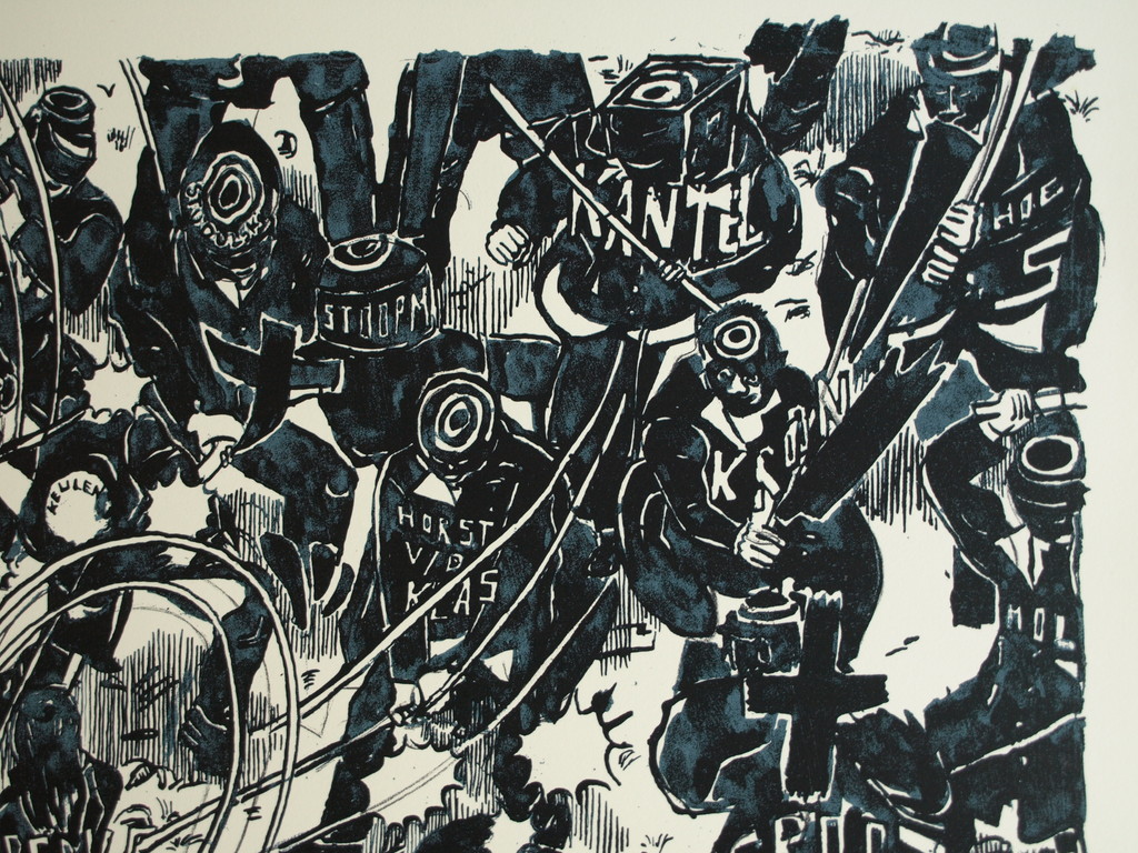 Rob Scholte : Zeefdruk – 10 Years after – gesigneerd - 1994 kopen? Bied vanaf 1!