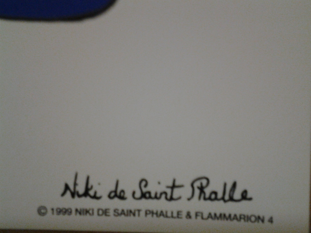 NIKI de SAINT PHALLE.Zeefdruk."do you like my brain?"                                          kopen? Bied vanaf 30!