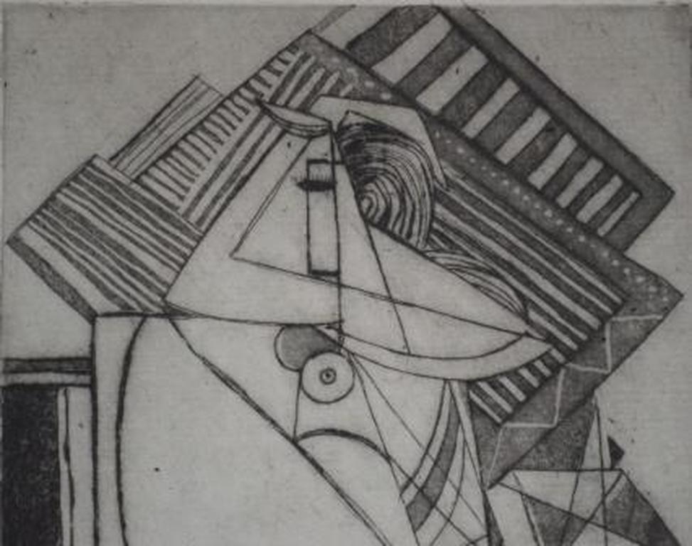 Theo Beerendonk, ets 10 x 17, 1970  ' Haar Dijen ' kopen? Bied vanaf 30!