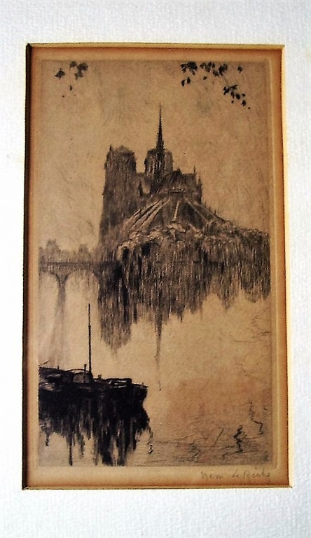 Henri Le Riche - Henri Le Riche: ets, Notre Dame Parijs kopen? Bied vanaf 1!