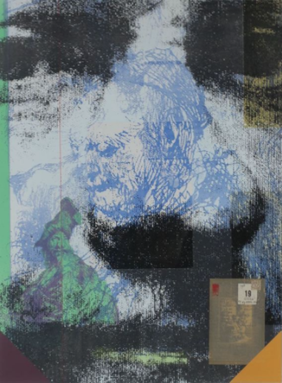 Harald Vlugt: Zeefdruk en collage, Autumn - Ingelijst kopen? Bied vanaf 35!