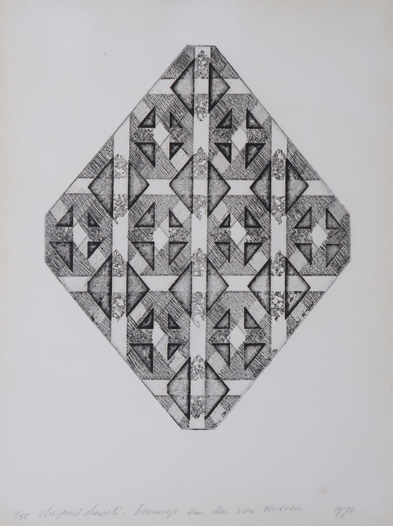 Christiaan Paul Damste: Ets, Hommage aan Dan van Severen kopen? Bied vanaf 1!