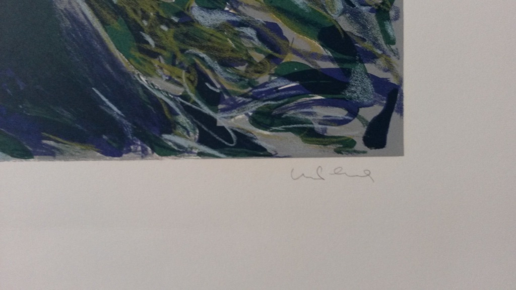 Marian Plug - zeefdruk - 's Zondags: de zee kopen? Bied vanaf 35!