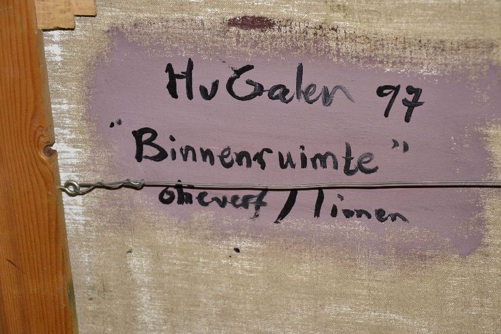 Helmuth van Galen: Olieverf op doek. Binnenruimte kopen? Bied vanaf 250!