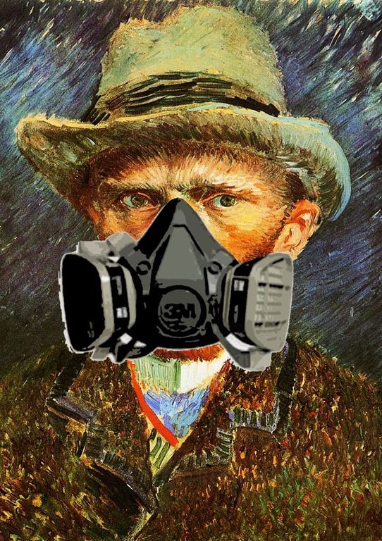 DEATH NYC; Lithografie, Van Gogh Mask 2013 kopen? Bied vanaf 25!