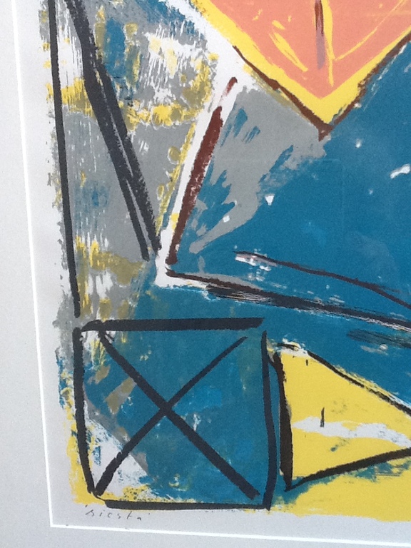 Piet Warffemius, zeefdruk, Siësta, gesigneerd en ingelijst kopen? Bied vanaf 45!