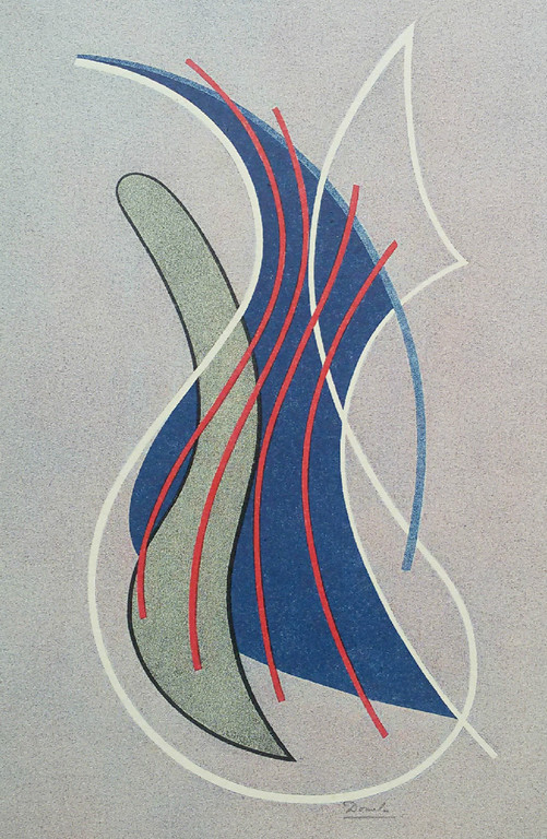 Cesar Domela - Abstract, litho kopen? Bied vanaf 140!