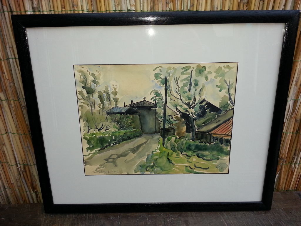 Jan Sluijters jr - aquarel, gesigneerd linksonder kopen? Bied vanaf 79!