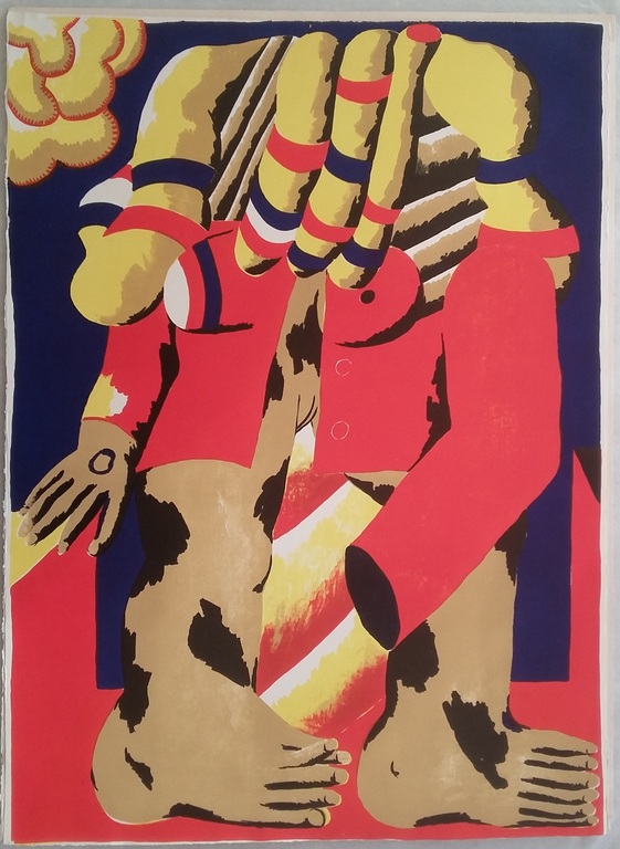 Horst Antes - lithografie - 'Amsterdammer' verkocht voor € 70!