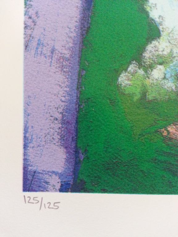 Jentsje Popma, zeefdruk met lijst, " Koolzaadveld met fluitekruid " kopen? Bied vanaf 50!