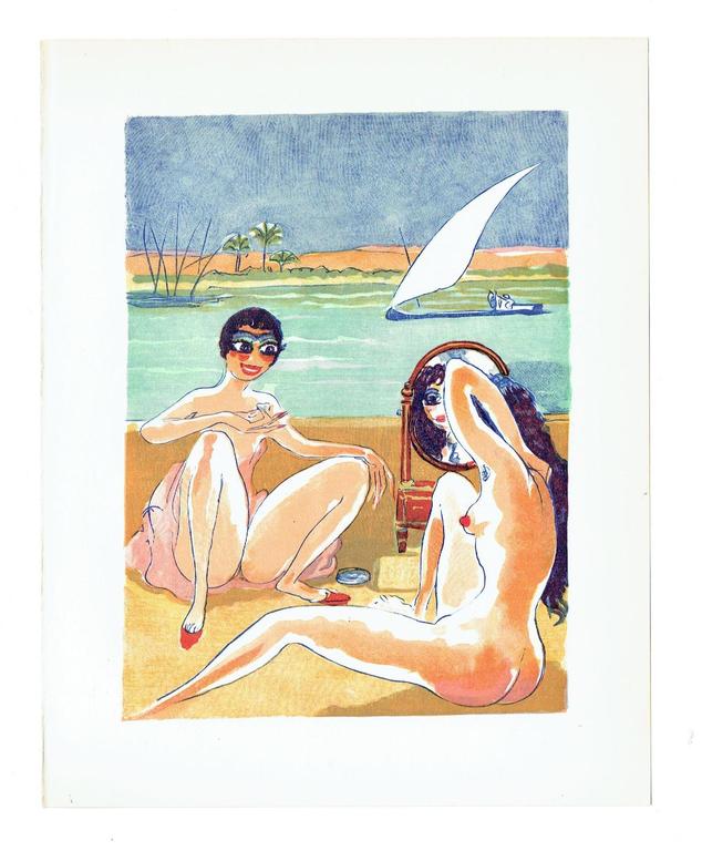 Kees van Dongen-6 Gravures (Les Femmes) uit Le Livre des Mille et Une Nuits  kopen? Bied vanaf 150!