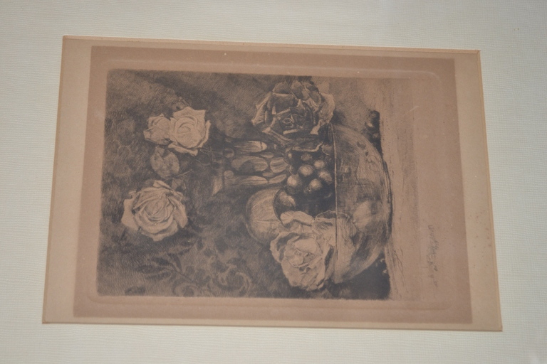 Mooie ets van Johannes Josseaud (1880 - 1935), stilleven kopen? Bied vanaf 1!